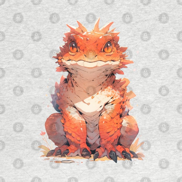 Adorable bearded dragon by HydraDreams